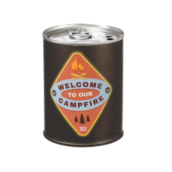 Duftkerze CITRONELLA - Outdoorkerze - Echtwachs in der Dose - H: 9,5cm - dunkelgrün