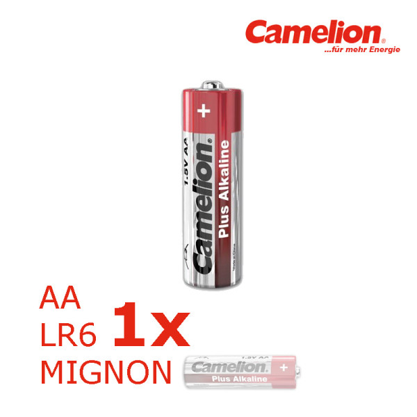 Batterie Mignon AA LR6 1,5V PLUS Alkaline - Leistung auf Dauer