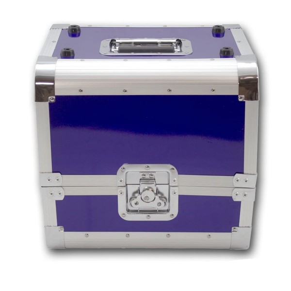 LP Plattencase PRO - 50:50 Split - für 80LPs - DJ Plattenkoffer für 80 Schallplatten - blau